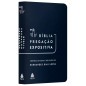 Bíblia Pregação Expositiva | RA |PU luxo azul